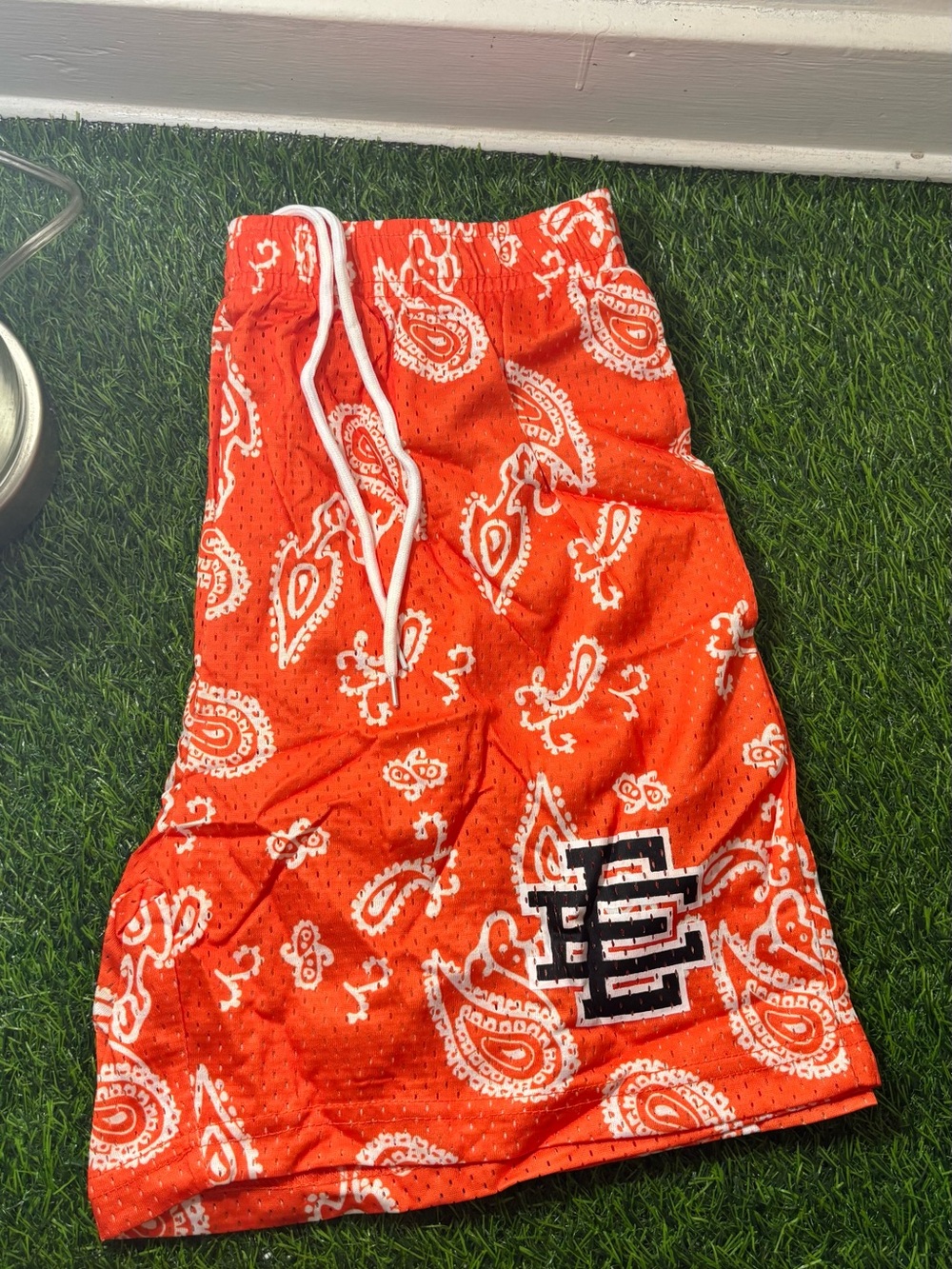 Eric Emanuel Orange Shorts